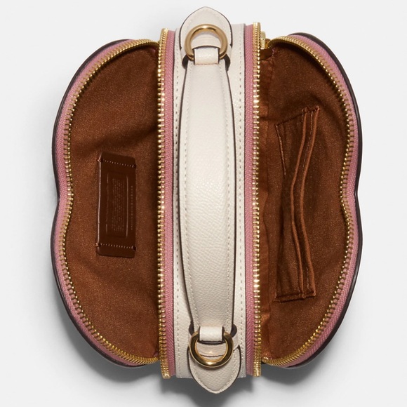 Coach Heart Bag Color Block Cherry Print - Picture 5 of 13